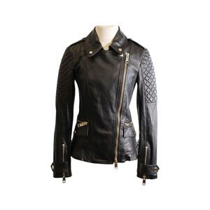 Burberry Leather Biker Jacket